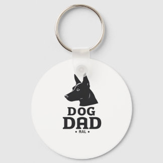 Dog Dad Gifts for Him – Funny & Custom Gea Keychain