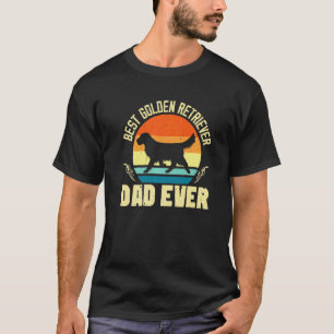 dog dad golden doodle best golden retriever dad ev T-Shirt