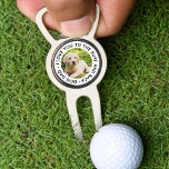 Dog Dad I Love You to the Ruff and Back Photo Divot Tool<br><div class="desc">Create your own custom photo golf ball for a dog dad. The photo template is set up for you to add one of your favourite dog or puppy pictures and you can also edit the wording if you wish. The typography framing your photo reads "Dog Dad • I Love You...</div>