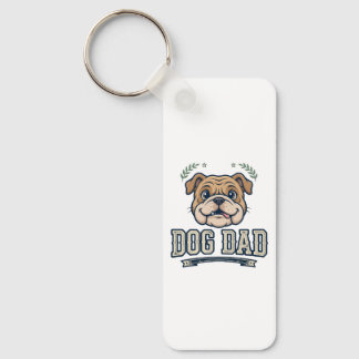 Dog Dad Keychain
