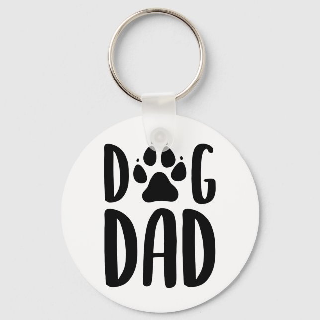 Dog Dad Keychain (Front)