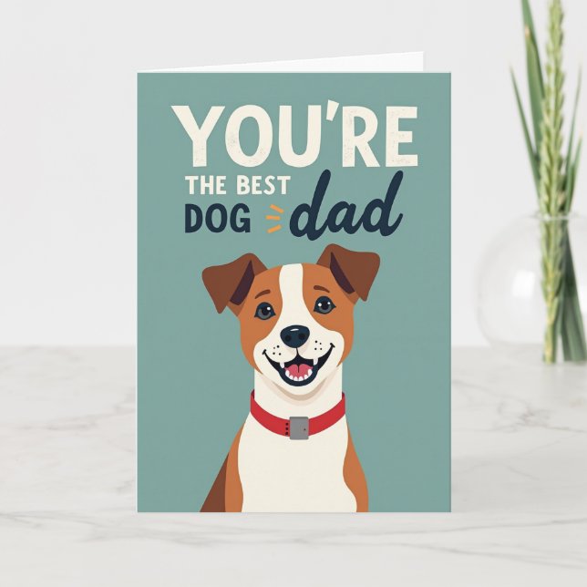 Dog Dad Love Card (Front)
