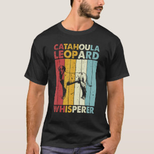 Dog Dad Mom Whisperer Vintage Catahoula Leopard T-Shirt