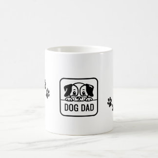 Dog Dad Mug – Cute Paw Print Gift