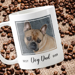 Dog Dad Personalized Pet Photo Coffee Mug