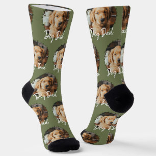 Dog Dad Pet Photo Socks