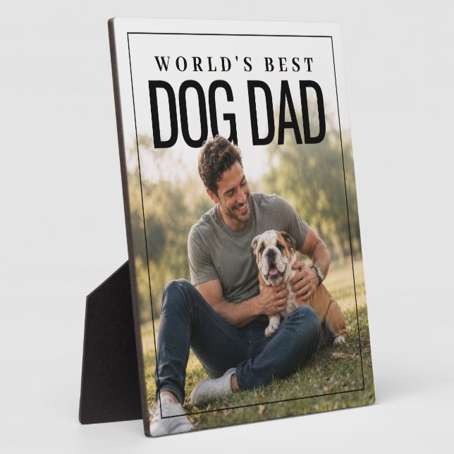 Dog Dad Plaque (Side)