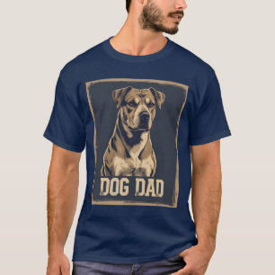 Dog Dad Pride – Bold Canine Tribute Art T-Shirt