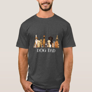 Dog Dad Shirt Doggy Friend Pet AnimalT-Shirt