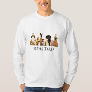 Dog DAD Shirt Doggy Friend Pet AnimalT-Shirt