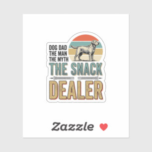 Dog Dad Snack Dealer Vintage Dog Lover Shirt_1