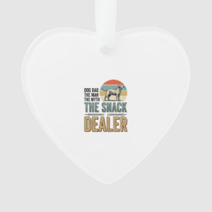 Dog Dad Snack Dealer Vintage Dog Lover Shirt_1 Ornament