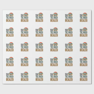 Dog Dad Snack Dealer Vintage Dog Lover Shirt_1 Wrapping Paper