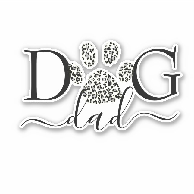 Dog Dad Sticker (Front)