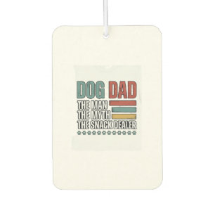 Dog Dad The Snack Dealer Vintage Paw Print Shirt_1 Air Freshener