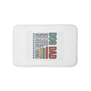 Dog Dad The Snack Dealer Vintage Paw Print Shirt_1 Bath Mat