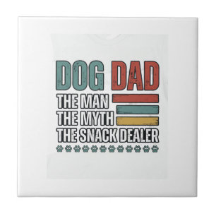 Dog Dad The Snack Dealer Vintage Paw Print Shirt_1 Tile