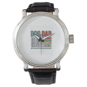 Dog Dad The Snack Dealer Vintage Paw Print Shirt_1 Watch