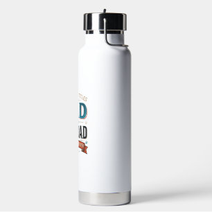 Dog Dad Vintage Engraving T-Shirt Design_1 Water Bottle