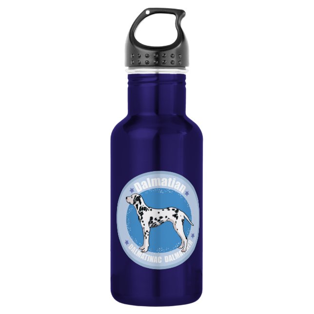 Dog Dalmatian 532 Ml Water Bottle (Front)