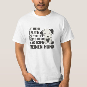 Dog Dalmatian Doesn't Like People Cute Dogs T-Shirt