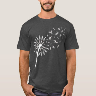 Dog Dandelion Dog Lover Pet Dog Owner Dog Breed Da T-Shirt