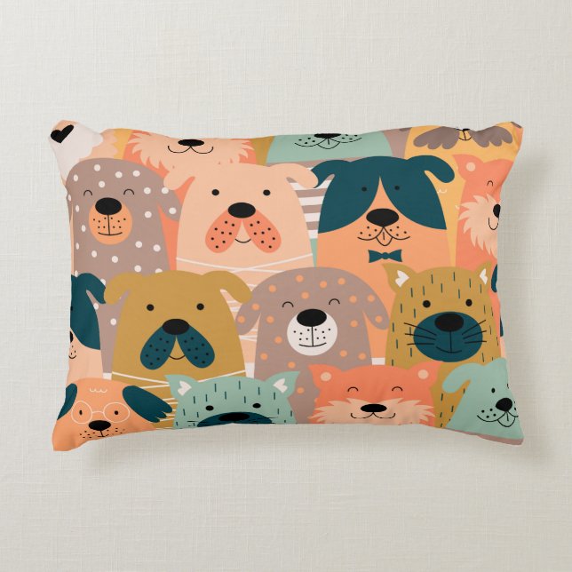 Dog Day Accent Pillow (Front)