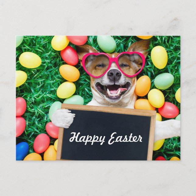 Dog Day Easter Postcard (Front)