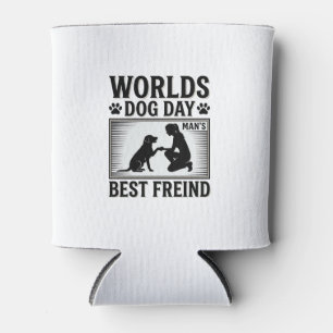 Dog Day Man’s Best Freind Vintage Can Cooler