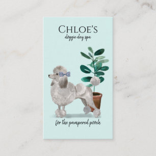 Dog Day Spa Groom Business & Appointment Reminder Business Card