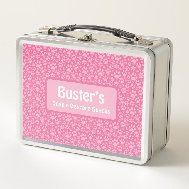 Dog Daycare Personalized Lunch Box  (Front)