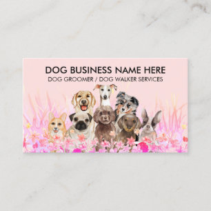 Dog Daycare Trial Pass Business Card