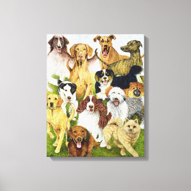 Dog Days Canvas Print (Front)