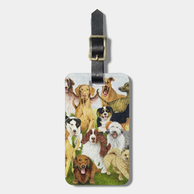 Dog Days Luggage Tag (Front Vertical)