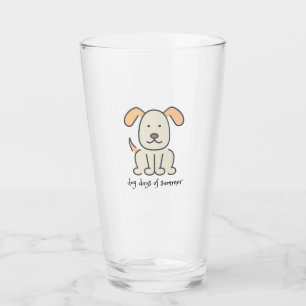 Dog Days of Summer Drinking Glass
