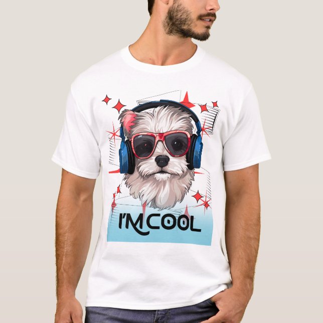 dog design T-Shirt (Front)
