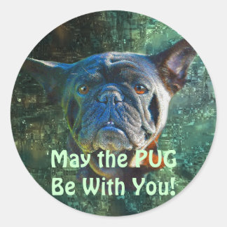 Dog Designs for Pet-lovers Classic Round Sticker