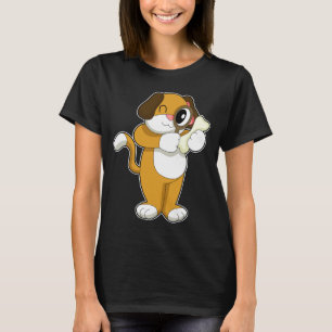 Dog Detective Magnifying glass T-Shirt