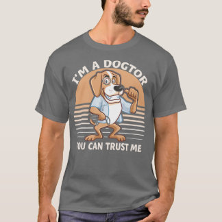 Dog Doctor Animal Rescuer Funny Veterinarian T-Shirt