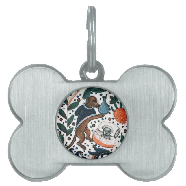 DOG DOCTOR WITH KITTEN PET TAG (Front)