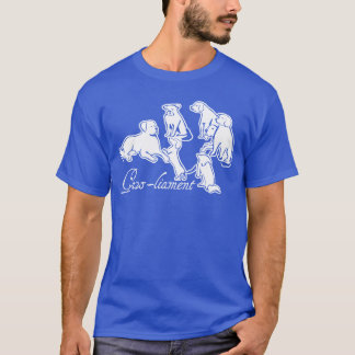 Dog Dogs Joke Dachshund White Shepherd funny girl T-Shirt