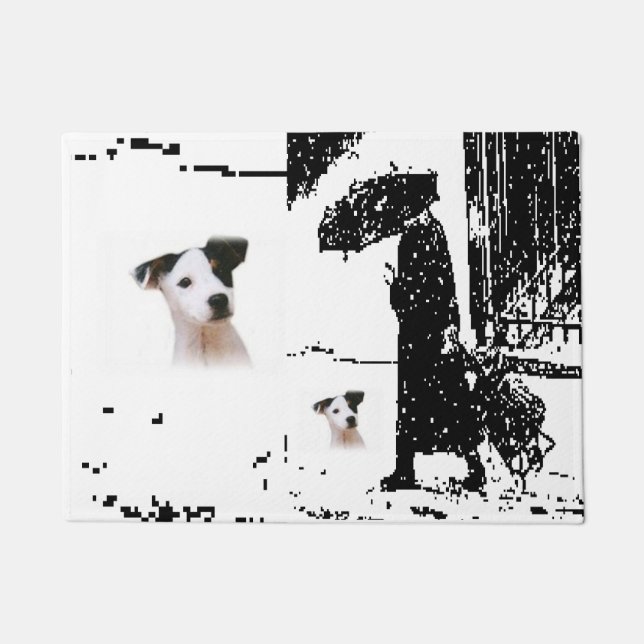 Dog Door Mat (Front)