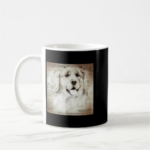 Dog Drawing Leonardo da Vinci Classic Art Men and  Coffee Mug