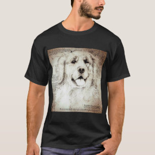 Dog Drawing Leonardo da Vinci Classic Art Men and  T-Shirt