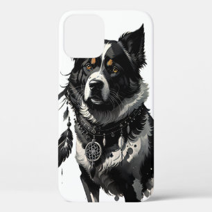 dog, dreamcatcher, amulet, talisman, iPhone 12 case