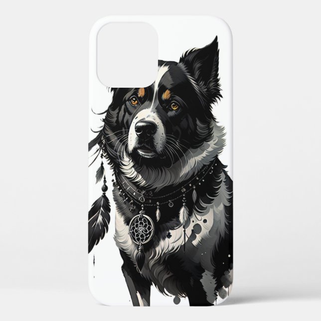 dog, dreamcatcher, amulet, talisman,  Case-Mate iPhone case (Back)