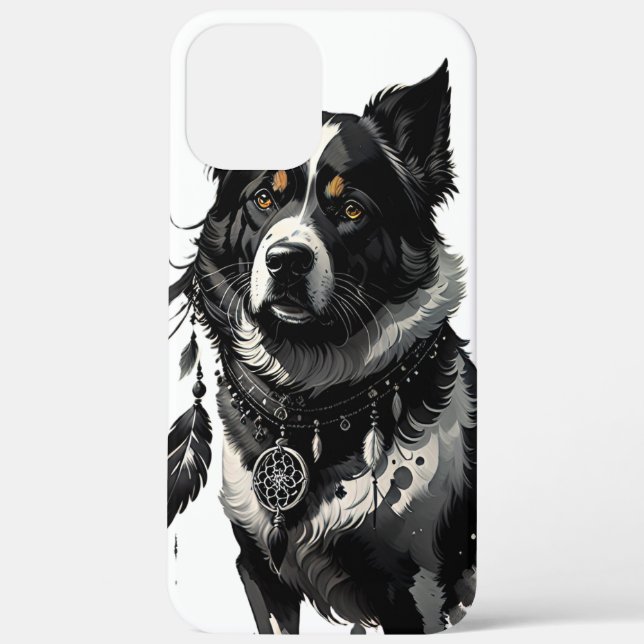 dog, dreamcatcher, amulet, talisman,  Case-Mate iPhone case (Back)