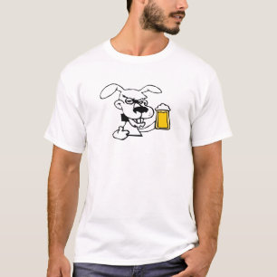 Dog Drinking Beer T-Shirt