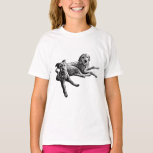 Dog Duo – Ink Art Dog Lover T-Shirt