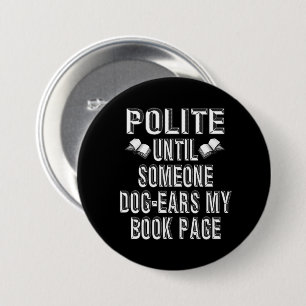 Dog Ear Books Humour 3 Inch Round Button